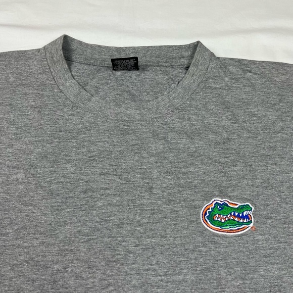 Vtg Starter Florida Gators Mens T-Shirt XL Y2K Embroidered Boxy Grey A1 - Picture 4 of 7